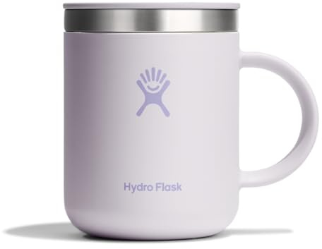Hydro Flask Coffee Mug – Insulated Stainless Steel, Non Spill, Leak Resistant Travel Mug 12 Oz Cloud Pink