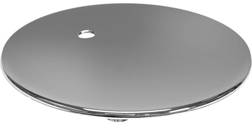 SVNR Duschabfluss Abdeckung 115 mm, Chrom Duschablauf Deckel für Dusche und Badewanne, Ersatz-Abdeckkappe für Duschwanne-Abfluss, Hochwertige Verchromte Abdeckung