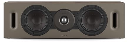 DALI SONIK Cinema – LCR Heimkino-Lautsprecher mit 29-mm Gewebekalotte & Zwei 5¼″ Clarity Cone™ SMC™ Tiefmitteltönern – Horizontal oder vertikal platzierbar - Nussbaum