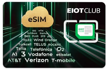 EIOTCLUB Adattatore eSIM per Android, 1.1GB di Data Inclusi, Scheda Fisica | Trasforma il tuo Android in eSIM, Scheda eSIM Adapter riutilizzabile, Soluzione per viaggi internazionali