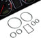 Chrom Chromringe Tacho Ringe Tachochromringe SET