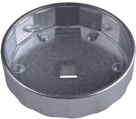 SW-Stahl 08450-89/15 Ölfilterschlüssel - 89 mm x 15 Kanten - Alu - 1/2 | Passend für Mitsubishi und Toyota - Robuste Filterglocke aus Leichtmetall - Werkzeug zur Ölfilter Demontage im Kfz-Bereich