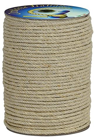 Corderie Italiane 006054955 Corda canapa, 6 mm, 100 mt