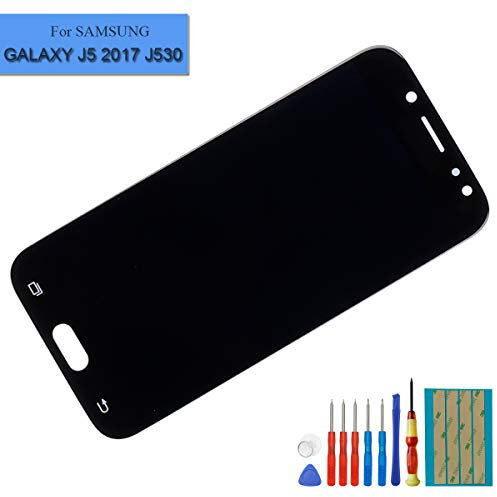 E-YIIVIIL Nouvel Écran LCD Écran Tactile Digitizer pour Samsung Galaxy J5 Pro 2017 SM-J530 Écran Noir Assemblée en Verre Écran + Colle + Outils
