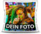 Foto-Kissen Selbst gestalten (40 x 40 cm) - weiß - mit Foto individuell Bedruckt/Inkl. Kissenfüllung / 100% Polyester/Personalisierte Geschenk-Idee/Kopfkissen mit eigenem Foto