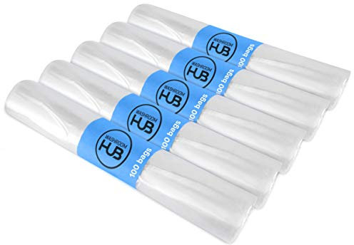 Washroom Hub Sanitary Bin Liner Bags - Hygienic Polythene Bags for 20L Sani Bins (Box of 500)