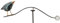 Exner Windspiel Rabe ArtFerro Gartenstecker Metall H125