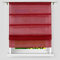 Delien Voile Raffrollo mit Falten Desgin unifarbene Faltrollo mit Tunnelzug transparente Gardine BxH 100x140cm rot 1 St.