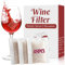 WeThinkeer Filtro per vino, confezione da 48 filtri per vino per istamine e solfiti, rimozione di solfiti di vino e istamina, previene allergie e mal di testa, regalo per la festa del papà per gli