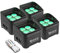 BeamZ TP46 PAR LED Spot 4er Set DMX Strahler, Scheinwerfer RGB mit UV Schwarzlicht Lichttechnik, Wandstrahler mit Fernbedienung, Uplight Bühnenbeleuchtung, Beleuchtung für Traversen