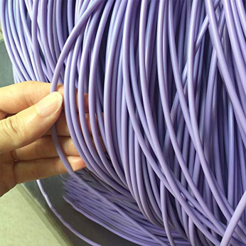 Queenbox Tessitura Sintetica Rotonda Rotonda Solida del Rattan 500g, Materiale di Riparazione di plastica di 70M Rattan Sintetico per la Riparazione della Maglia della mobilia della Riparazione della