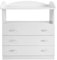 Infantastic® Wickelkommode - inkl. 3 großen Schubladen und Fach, LxBxH 85x71x96 cm, Weiß - Wickelschrank, Wickeltisch Aufsatz, Wickelaufsatz, Baby Möbel Kommode, Wickelregal Organizer