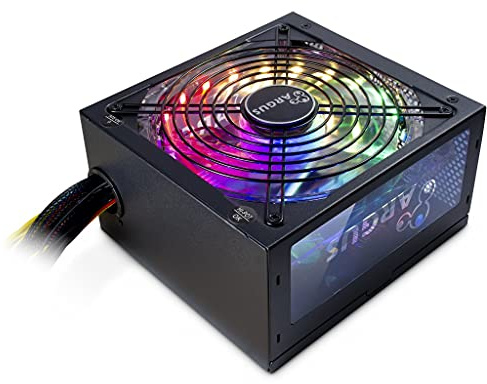 Inter-Tech Argus RGB-600W II Netzteil (20 4 Pin, ATX, ATX, Schwarz