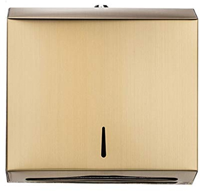 Distributeur Essuie Main Serviette en papier Distributeur tissu boîte murale tissu 304 Distributeur de papier en acier inoxydable Porte-serviettes avec serrure for salle de bains Cuisine Bureau commer