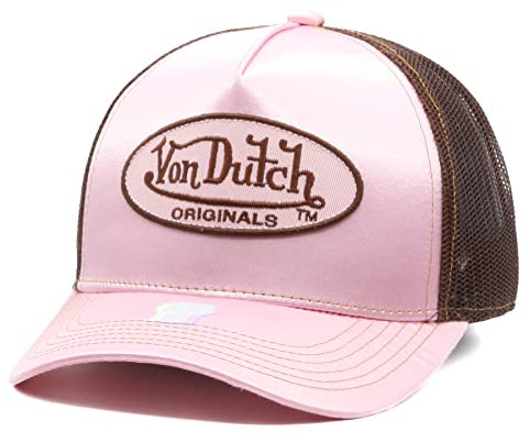 Von Dutch Cary Trucker Cap Basecap Baseballcap Truckercap Meshcap (One Size - rosa)