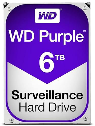 Western Digital WD60PURX-RFB Internal Hard Drive, Purple, Refurbished, SATA III, 6Gb/s, 6TB, 3.5 Size