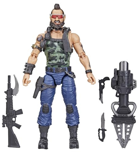 G.I. Joe Classified Series Dreadnok Ripper, Sammel-Actionfigur, 102, 15,2 cm große Actionfiguren für Jungen & Mädchen, mit 6 Zubehörteilen