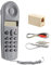 Qezodsx Telefono Shock Test Tester Lineman Tool Kit cavi di rete Dispositivo C019 per errori di telefonica Controllare Grigio