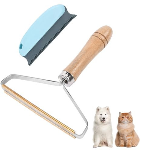 AHRITA 2 Stück Tierhaarentferner Bürste, Anti Haar und Fusselbürste Magische Pfoten, Wunderbürste, Tragbarer Fusselentferner Pro Entfernen Fabric Shaver für Teppich Kleidung Tierhaar