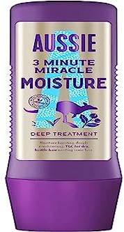 Aussie 3 Minute Miracle Moisture Intensive Pflege, vegan, für trockenes und geschädigtes Haar mit australischem Macadamia-Nussöl, 225 ml