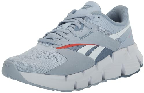 Reebok Damen Zig Dynamica 5 Sneaker, Pale Blue/Vintage Blue/Dynamic Red, 40.5 EU