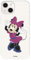 Schutzhülle kompatibel mit iPhone 15, offizielles Disney-Minnie-Minnie-Motiv, Rosa, zum Schutz Ihres Handys. Transparente Silikonhülle mit offizieller Lizenz von Disney-Klassikern