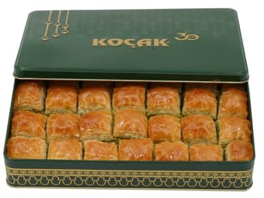 Berühmte Gaziantep Koçak Dry Baklava (1,1lb - 500 gr)-12,13 Stück täglich frische Lieferung