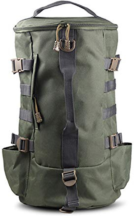 HUIOP Multifunktionaler Angelrucksack, große Kapazität, Reisen, Camping, Angelrute, Rolle, Umhängetasche, Gepäcktasche