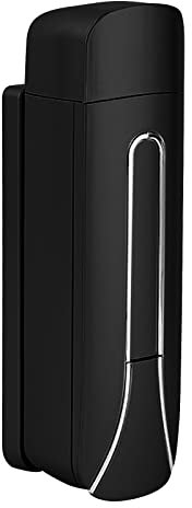 Manueller Flüssigkeiten/Gelseifenspender,400ML Seifenspender für die Hände,Wandmontage Badezimmer Waschmittel Pumpe Spender,Ohne Bohren,Wandhalterung,ABS-Kunststoff (Schwarz)