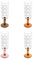 Orla Kiely Atomic Flower Champagne Glasses Brown Shades - Set of 4