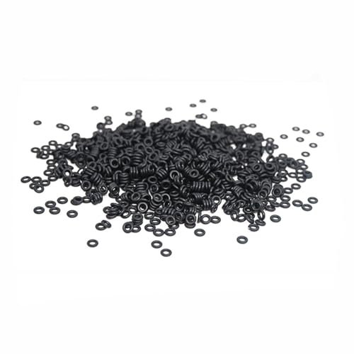 300 Teile/los Gummi Schwarz NBR CS 1mm OD4/4,5/5/5,5/6/6,5/7/7,5/8/8,5/9/9,5/10mm O Ring Dichtung Ölbeständig wasserdicht-6,5x4,5x1mm