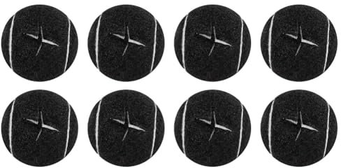 BOFRHME 8 Walker Tennisbälle für Möbelfüße und Bodenschutz, robuster Filzbezug u