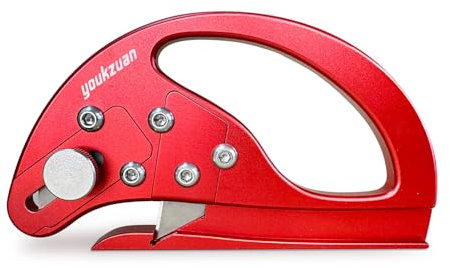 youkzuan Outil professionnel de coupe de tapis à deux fonctions, coupeur de tapis en boucle avec 15 lames haute performance, lame de coupe rétractable