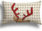 ZWJD Kissenbezug Weihnachten 30x50 1er Set Leinen Kissenbezüge Weihnachtskissen Christmas Dekokissen Kissenhüllen für Deko Weihnachten Sofa Schlafzimmer Couch Kissenbezug 30x50 cm A282