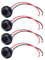 HISports 4 Stück T10 194 921 Gummi Fassung Lampen Gummifassung Lampenfassung Glassockel, Sockelstecker W5W 921 Buchse Adapter