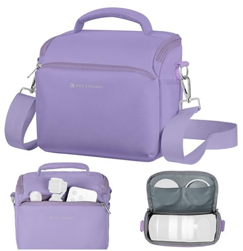 K&F Concept Sac à Dos pour Appareil Photo, Crossbody bandoulière Housse de Protection pour Appareil Photo Reflex Sac Photo avec Compartiment pour Accessoires pour Appareil Photo DSLR/SLR
