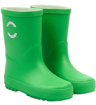 Mikk-line Stivali di gomma per bambini verde | Stivali da pioggia per bambini | Stivali di gomma leggeri | Stivali di gomma impermeabili | Scarpe da pioggia e stivali per bambini