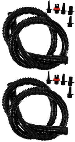 Toddmomy 2pcs Kayak Inflator Extension Adapter Kayak Pump Hose Plastic for Paddleboard Air Pump Use Inflatable Hot Tub