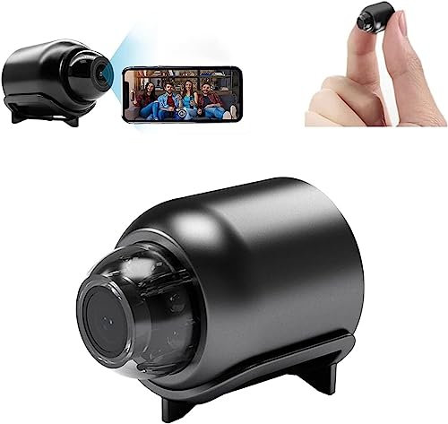 LIVERO Mini WiFi Camera 1080P HD Night Vision Included Motion Detection Remote Monitoring 160° Wide Angle Micro Baby Monitor for Home Office Store Warehouse (1Pcs)