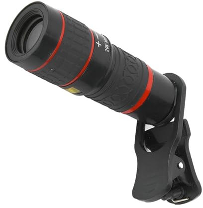 20x Teleobiettivo di Teleobiettivo, Clip Sulla Lente Zoom del Telefono, Long Focus Zoom Celethot Attachment Len con Clip per Tablet per Smartphone PC