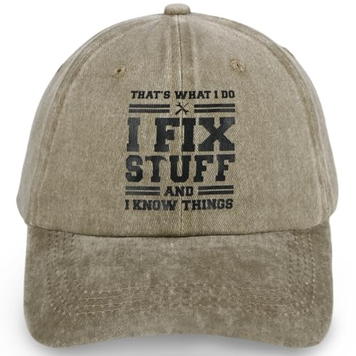 Anicy Vintage Baseball Caps Mens Birthday Gifts for Men, Cool Stuffs Ideas Caps for Dad Uncle Grandad, Unusual Birthday Gifts for Mens