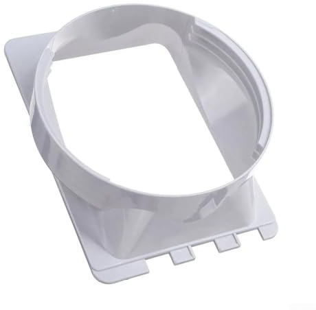 Daaxing Portable Air Conditioner Exhaust Hose Adapter,15cm Tube Connector Exhaust Hose Duct Interface,Square Interface Exhaust Hose Connector
