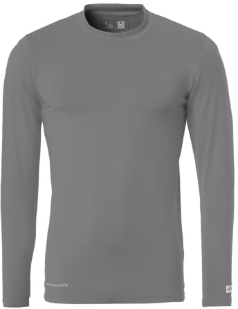 uhlsport Distinction Colors Baselayer – Langarm Funktionsshirt Herren Damen – anliegendes Sport Unterhemd, Baselayer für Fußball, Training und Running