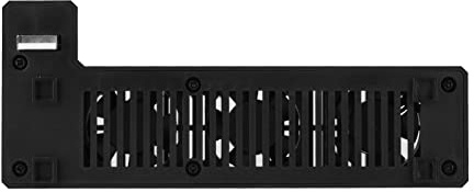 Jelquix USB External Cooling Fan Compact Portable for ONE X Game Console Heat Reducing for Gamers Black ABS