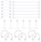 Incaton Cartilage Bioflex Flexible Ohrpiercing Retainer 15-24stk Acrylic Lippenpiercing Augenbrauen Piercing Helix Hoop Tragus Septum Hufeisen Rings Piercing Schmuck
