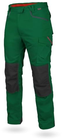 WÜRTH MODYF Bundhose Stretch X - professionelle Arbeitshose für Herren - Bundhose mit Reißverschluss - in der Größe 27 in Grün