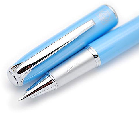 czxwyst Picasso 916 Malage Fountain Pen Original Box (Light Blue, Extra Fine Nib)