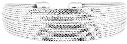 inSCINTILLE Bracciale Donna Rigido con fili semirigidi diamantati