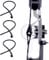 Huntingdoor 3 Stück 3/16 Zoll Bogenschießen Peep Visier Bow Tube Peep Sight Lochgröße Peep mit Gummiausrichtung für Compoundbogen Zubehör
