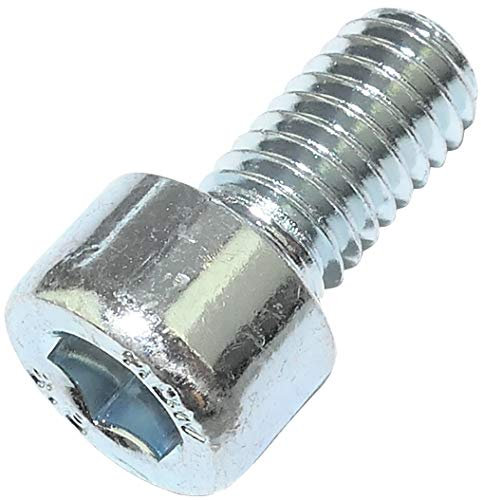 AERZETIX - Juego de 50 piezas - Pernos M6x12 - con cabeza hexagonal interior - Ø6x12mm - DIN 912 - clase 8.8 - acero galvanizado - bricolaje - herramienta de montaje/ferretería - C47657